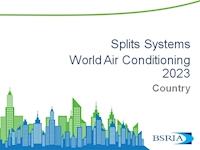 Splits & VRF including 6 Month EXCEL Update (World Market for Air Conditioning 2023/R2022) 