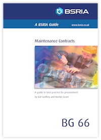 Maintenance Contracts: A guide to best practice for procurement (BG 66/2016)