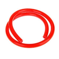 Silicone tubing 2.4mm ID (red)