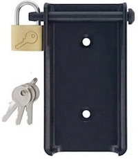 Testo wall holder (black) for Testo 176