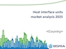 Heat Interface Units 2025