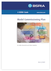 Model Commissioning Plan (BG 8/2009)